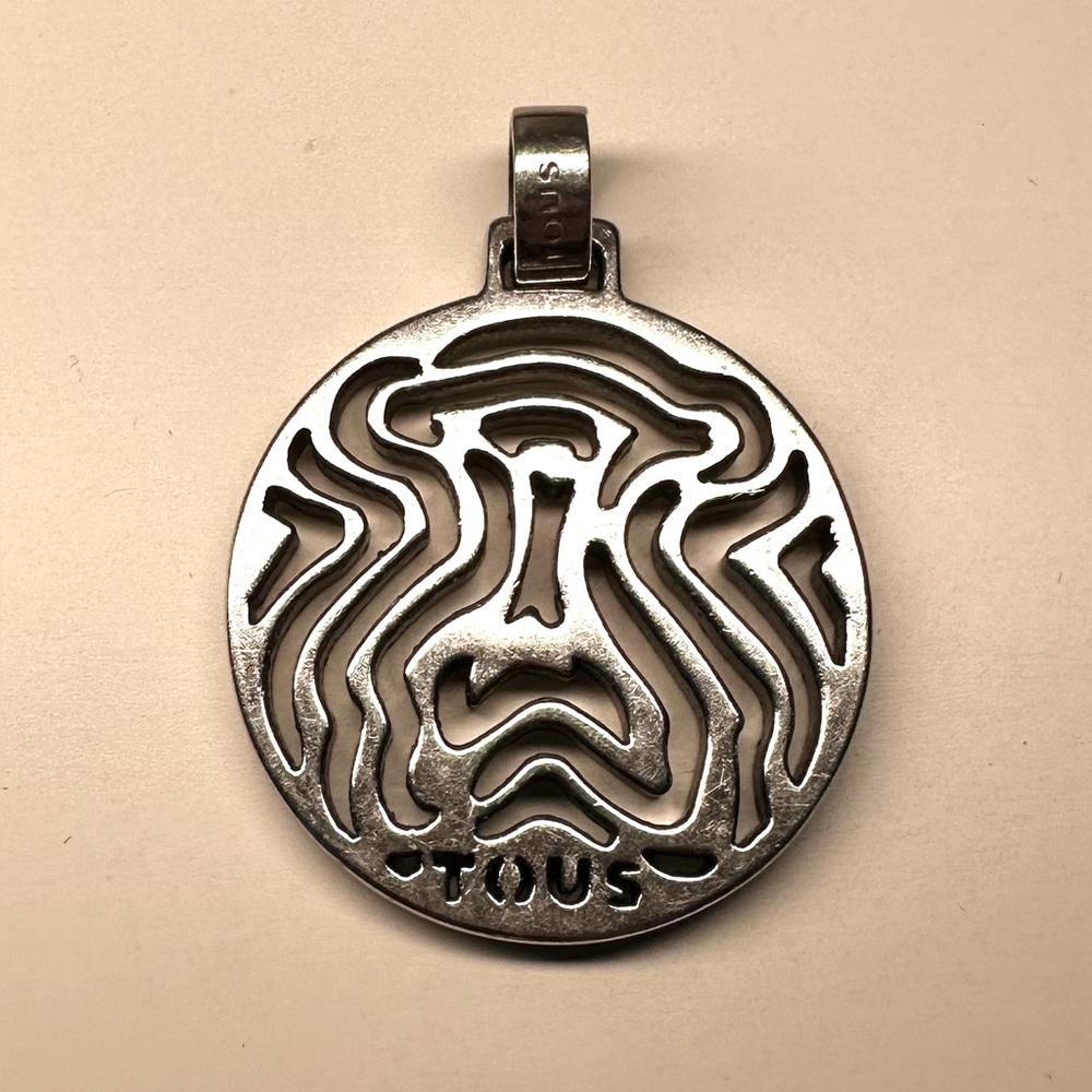 TOUS Sterling Silver Cutout Pendant
